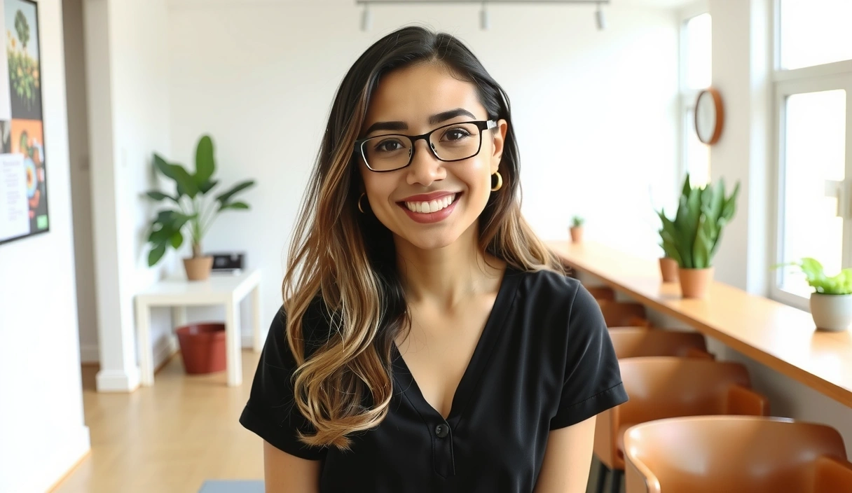 Profesionální dietoog v moderní kanceláři