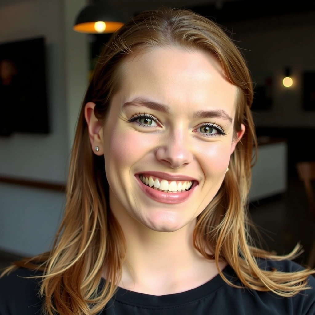 Portrét Evy Dvořákové, usměvavé ženy