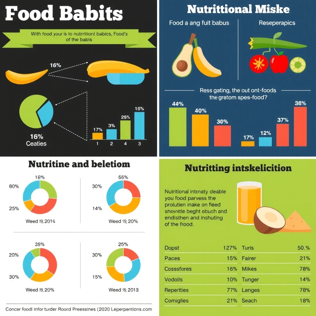 Grafy a diagramy analyzující stravovací návyky